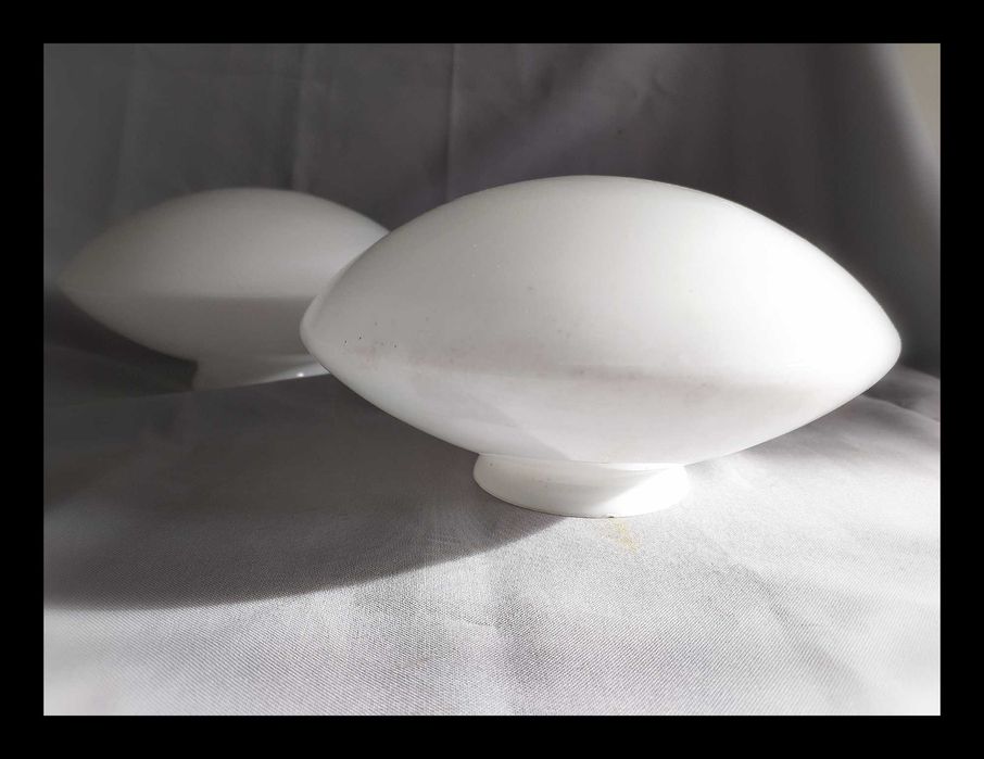 Taças de Vidro Branco Leitoso (Opalino) para  Aplique de teto