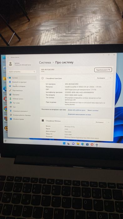 Продам ноутбук Lenovo ideapad3