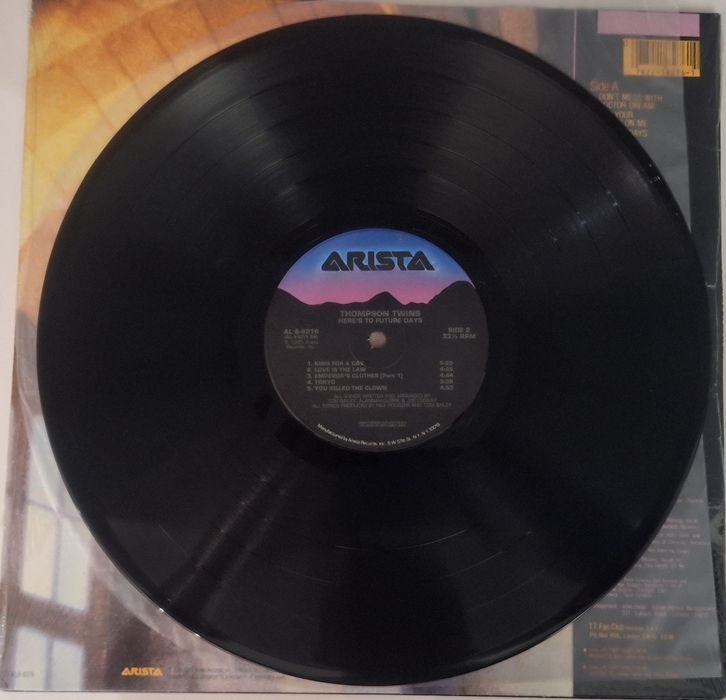 Thomson Twins.  Here's to Futur Days. Winyl USA 1985 r.