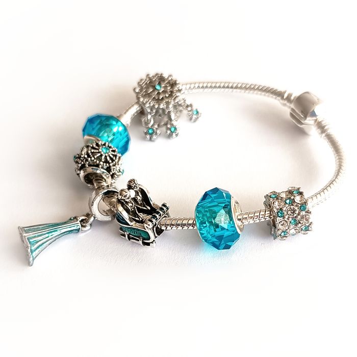 Bransoletka Anna Elza w saniach Pandora Unikat Kraina lodu Nowość