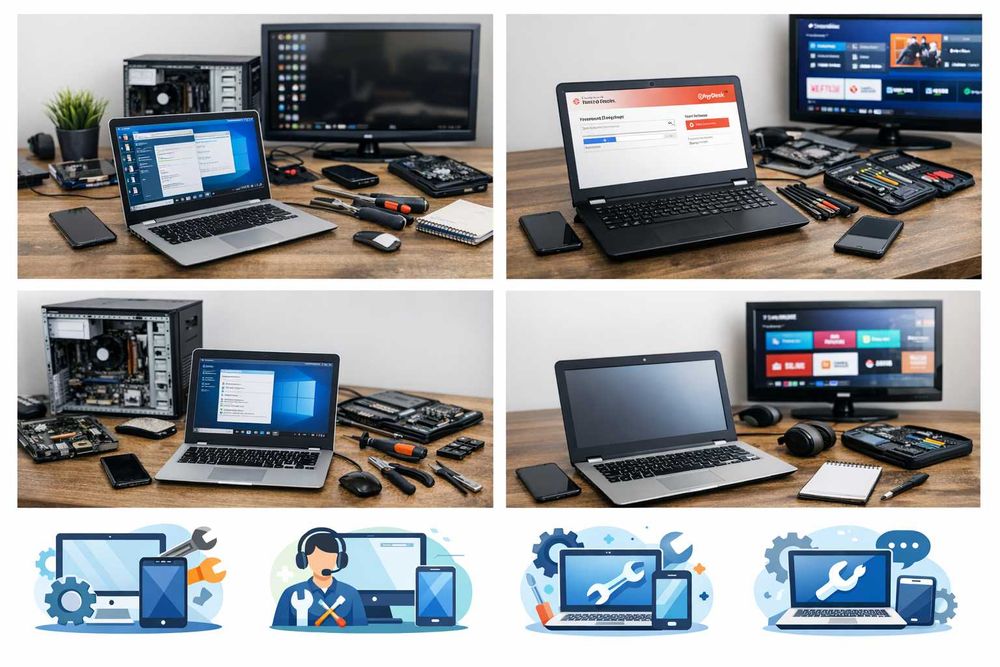 Настройка ПК, ноутбуков, телефонов, Smart TV. Быстро и без обмана