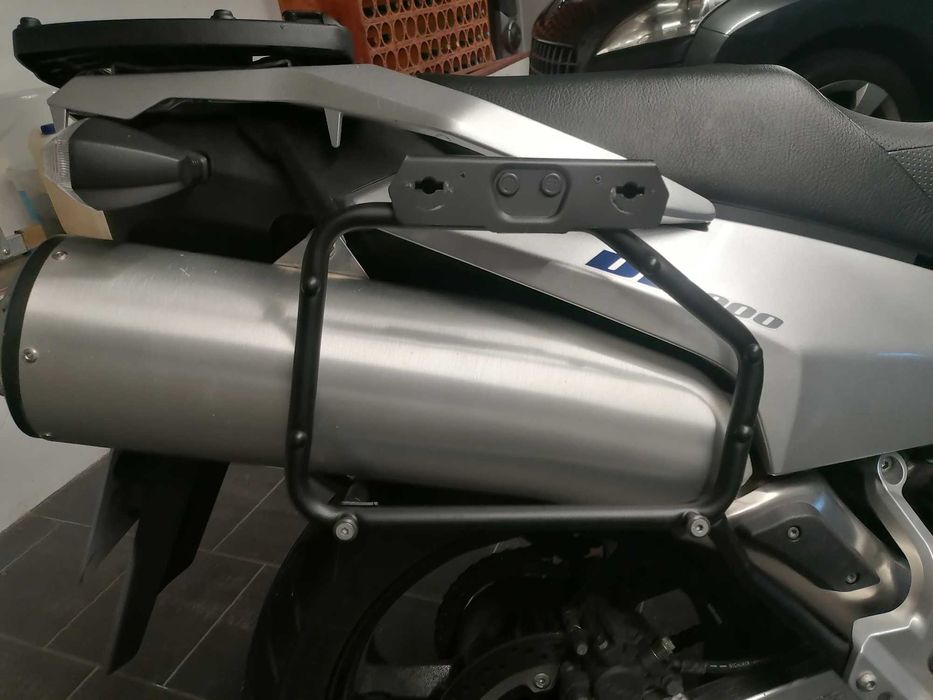 Ferros suporte p/ Malas Laterais GIVI Monokey - Suzuki Vstrom1000/Kawasaki KLV1000