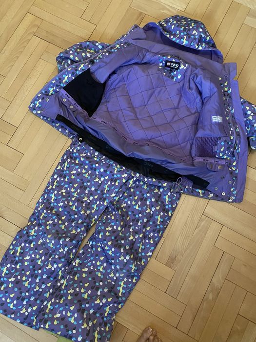 Kombinezon 2 czesciowy na narty 140 cm