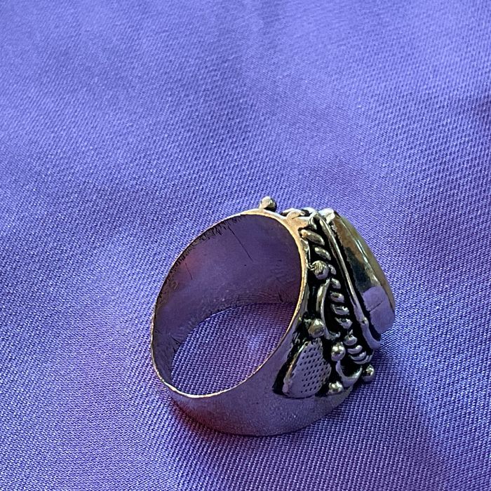 Anel prata medida 17 m