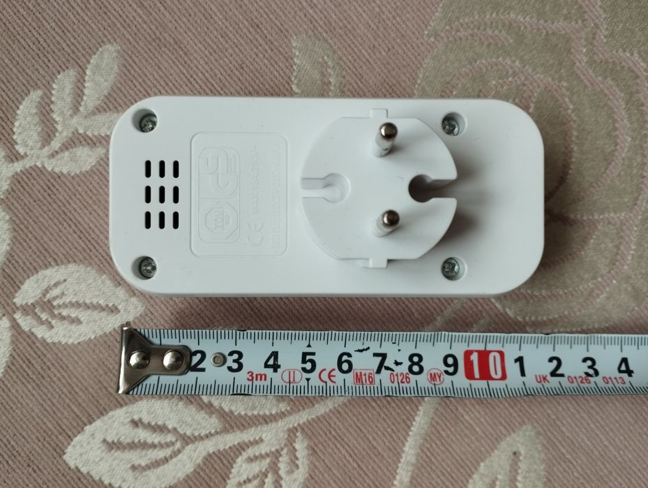 Перехідник на дві розетки + два USB виходи