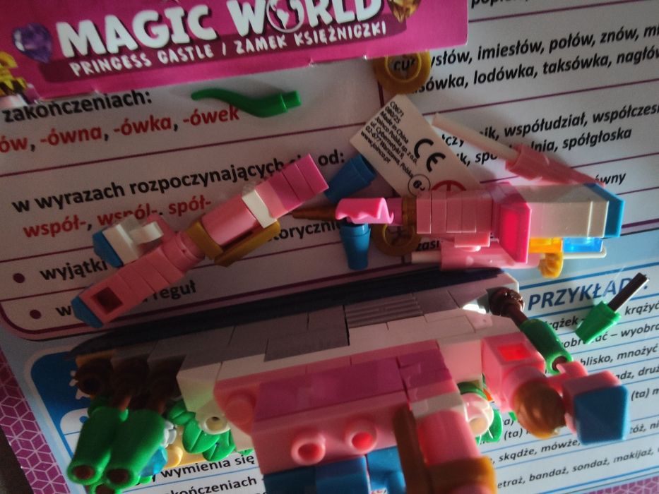 Klocki Ele Fun oraz puzzle 112 elementów