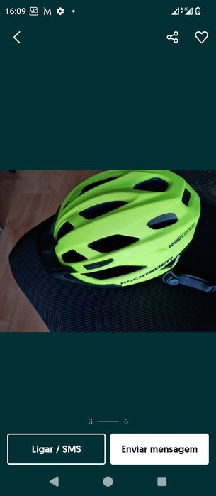 Capacete ROCKRIDER BTT USADO