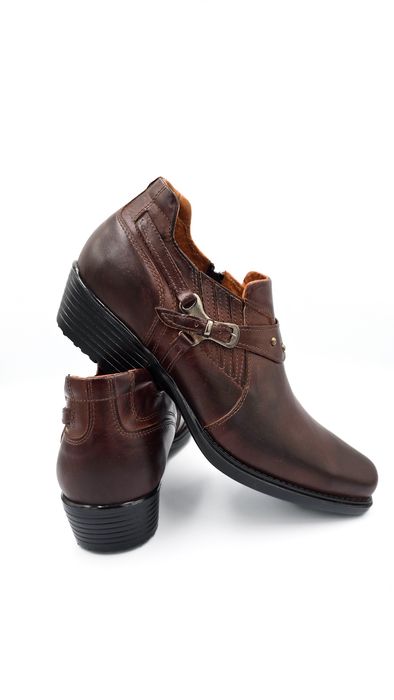 Kowbojki motocyklowe polski producent skóra naturalna