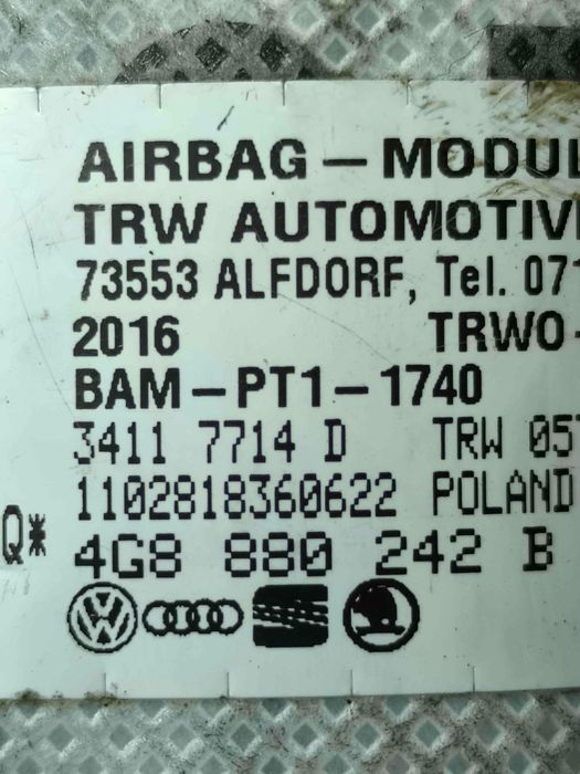 Airbag Banco Direito AUDI A7 Sportback