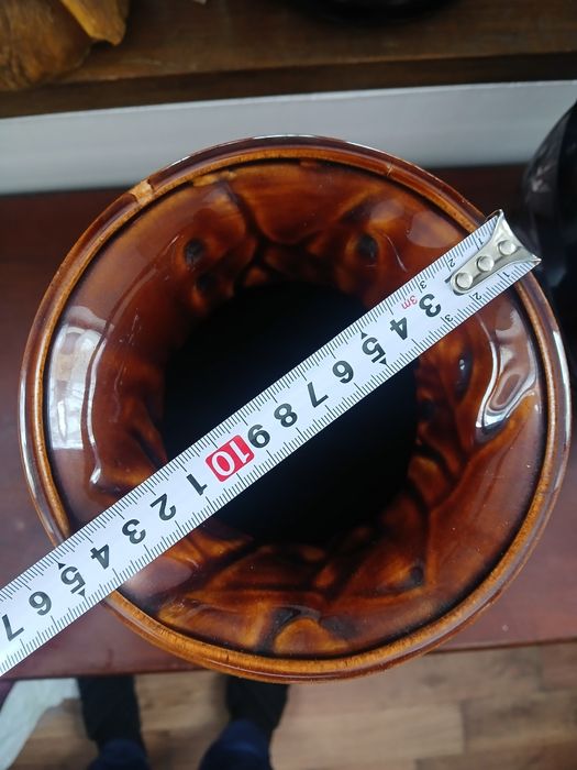 PRL duży ceramiczny wazon