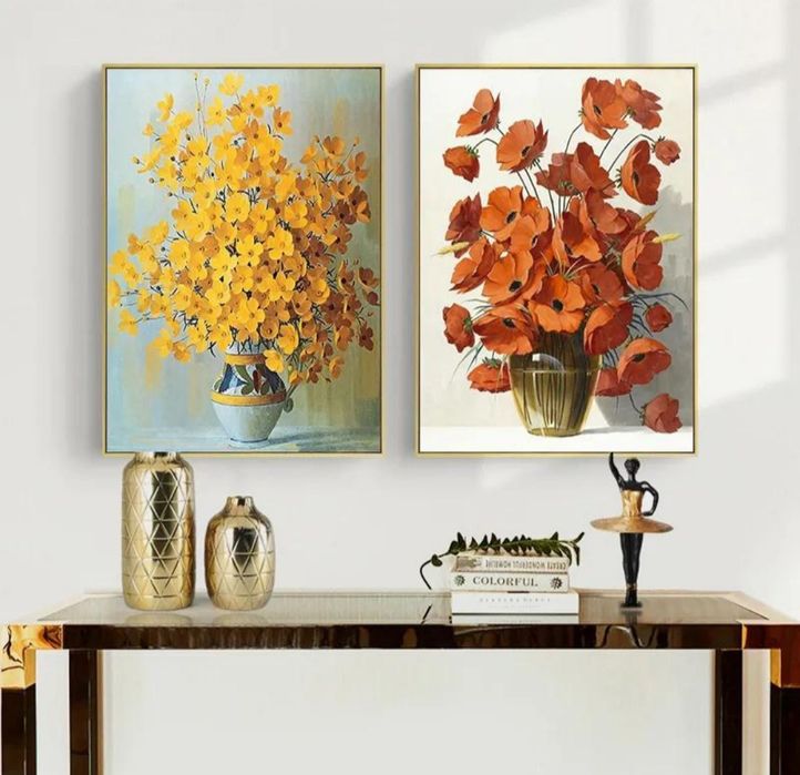 Картины на холсте без рамки разные