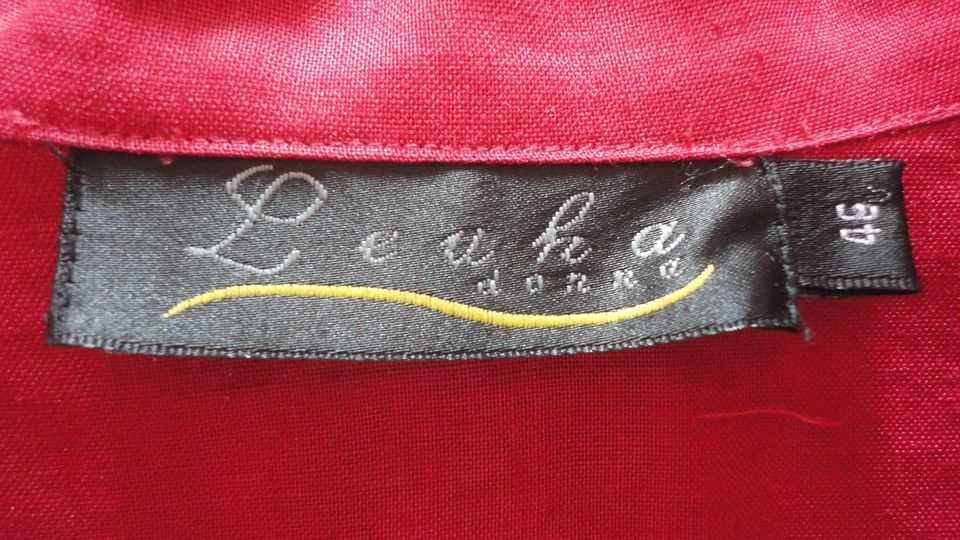 Camisa de senhora vermelha Leuha Donna