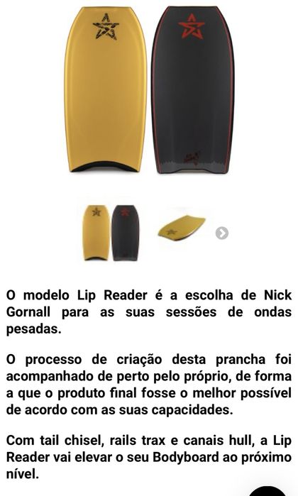 Prancha  Bodyboard Stealth Lip Reader TRAX