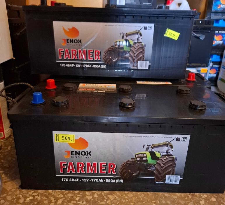 Akumulator rolniczy 6V 190Ah 1000A tel.603x275x233 JENOX