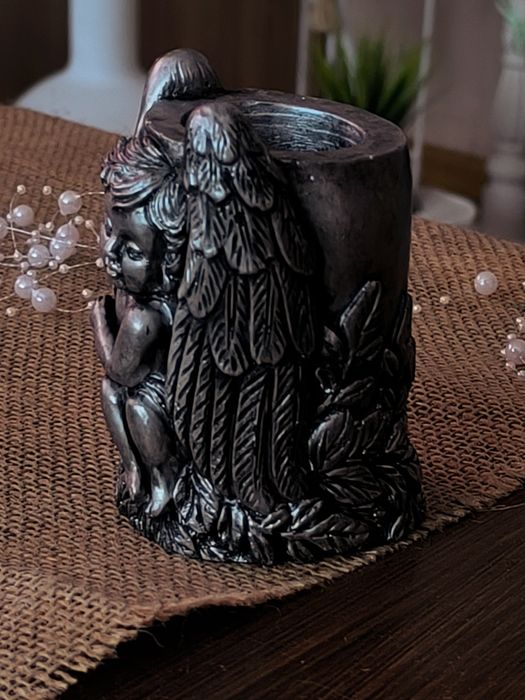 Świecznik tealight aniołek
