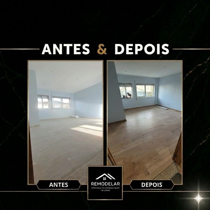 Remodelações Interiores: Casas de banho, Pladur, Pintura e Chão Flutuante (Direto e eficiente)