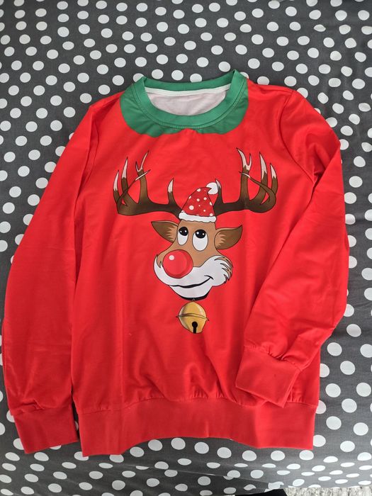 Camisola de natal com rena