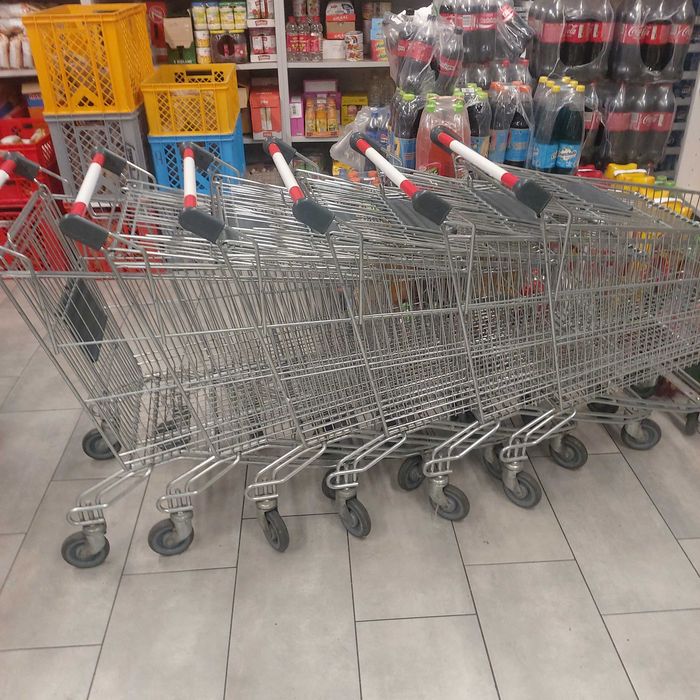 Wózki sklepowe 180l 2szt