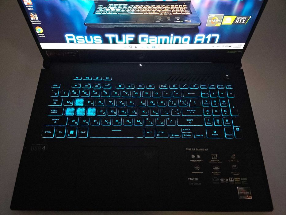 Ноутбук Asus TUF Gaming A17 FA707NV 17.3″|Ryzen 7 7735HS|RTX 4060|16GB|1TB