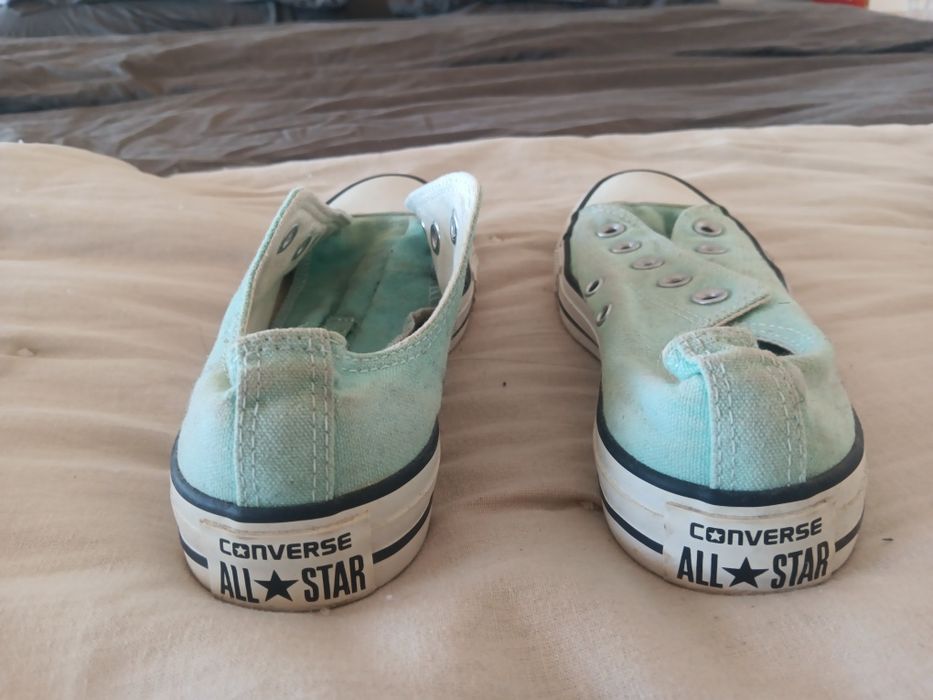 Ténis All Star verde água como novos n⁰36,5