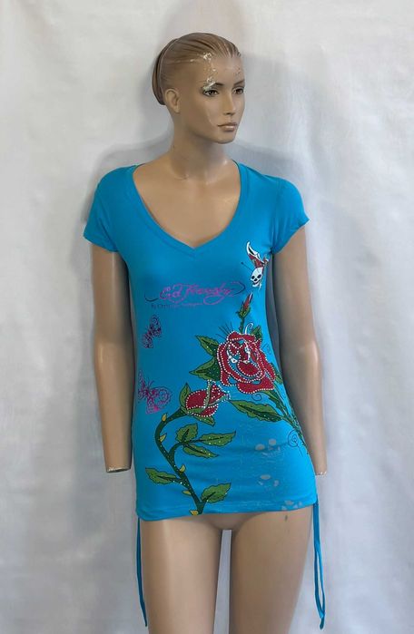 T-shirt Ed Hardy Roz. M