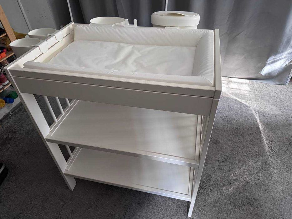 IKEA GULLIVER – przewijak, biały, stan jak nowy + GRATIS