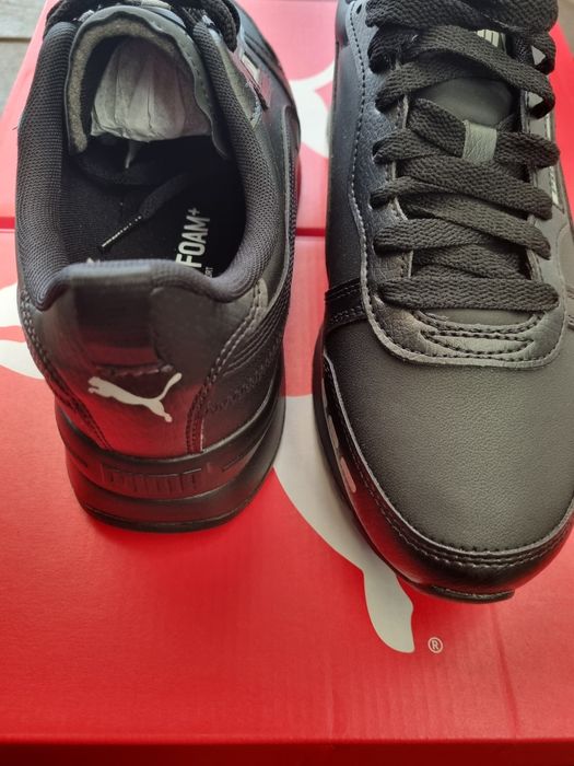 Кросівки чоловічі ПУМА (PUMA R78 SL) чорний шкіра