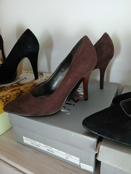 Buty damskie 5 par szpilki- czułenka