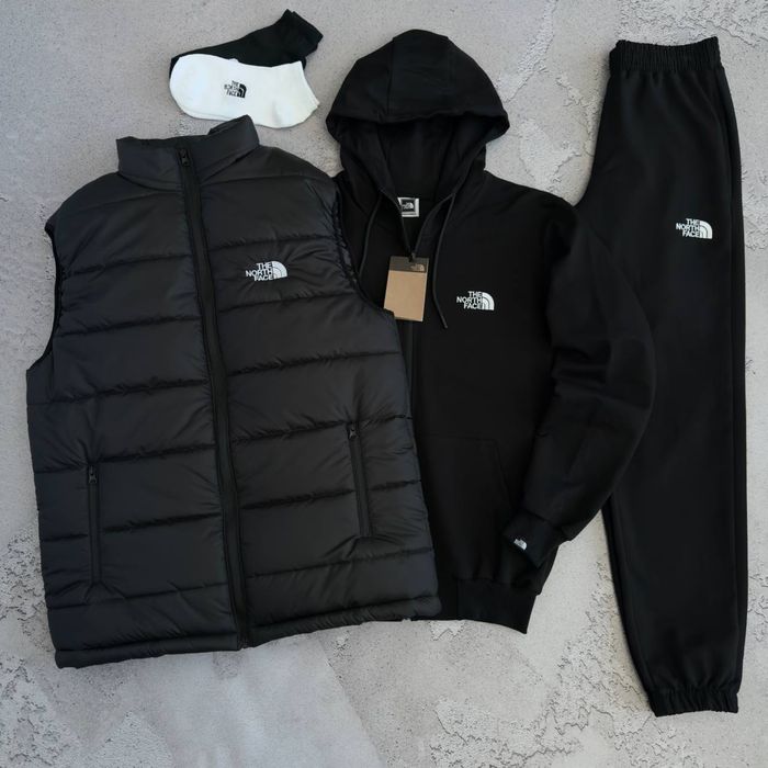 Чоловічий спортивний костюм тнф набір The North Face [3в1] + шкарпетки
