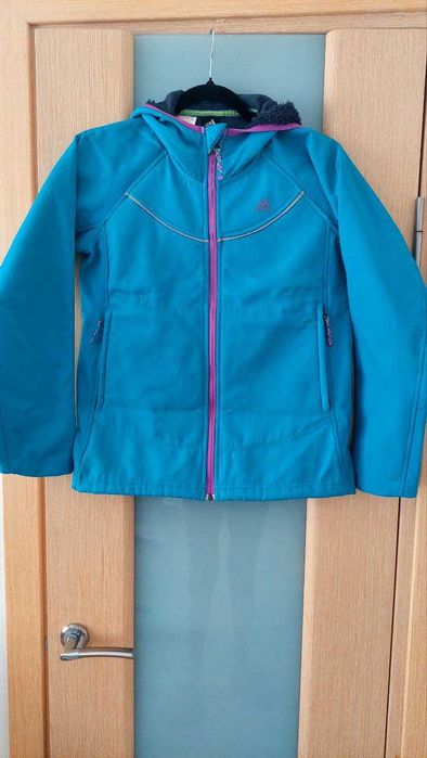 спортивна куртка adidas на підлітка 164/жіночий XS