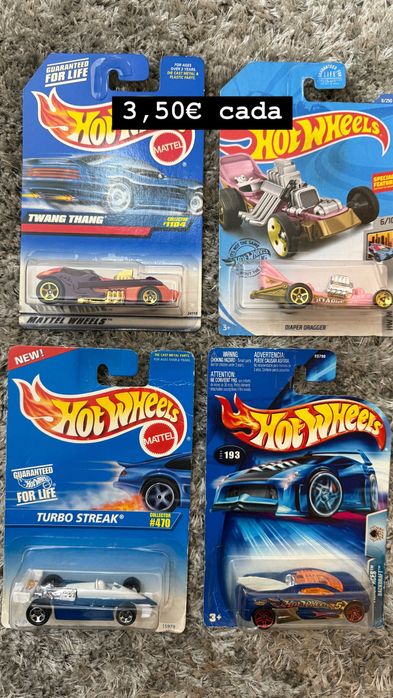 Hot Wheels - carrinhos