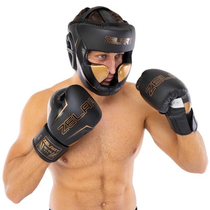 шолом боксерський шлем боксерский закрытый з повним захистом відкритий