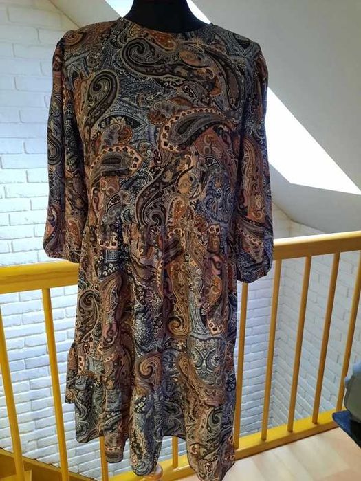 Sukienka print boho Moda Italy