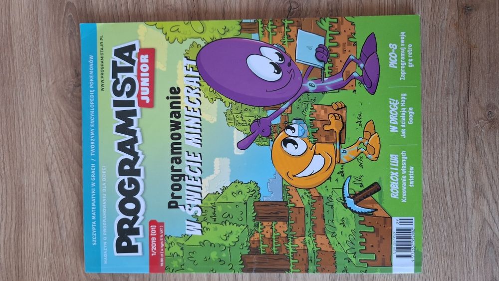 Programista Junior 1/2019 Programowanie w świecie Minecraft