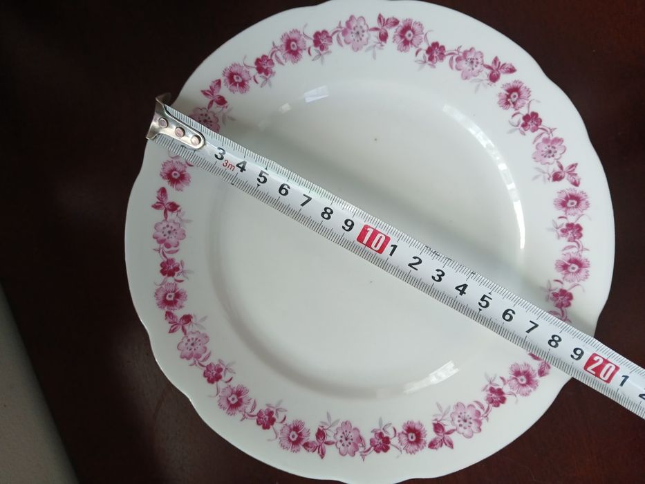 Talerze śniadaniowe 19 cm Weisswasser 6 sztuk komplet