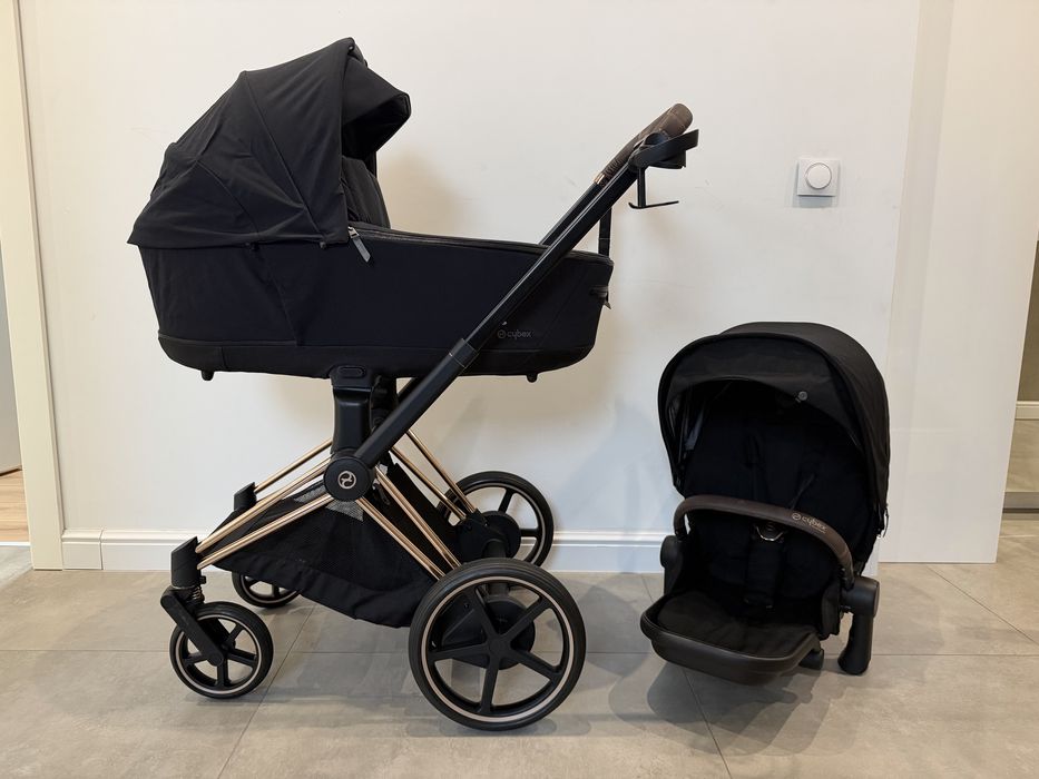 Cybex e-Priam 4.0 2w1 Black / Rose Gold