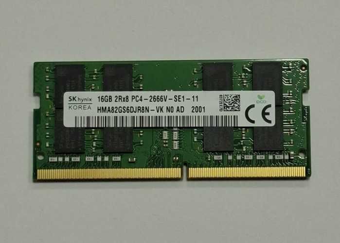 Nowa pamięć RAM do laptopa SK HYNIX SODIMM DDR4 16GB 2666MHz 1.20V