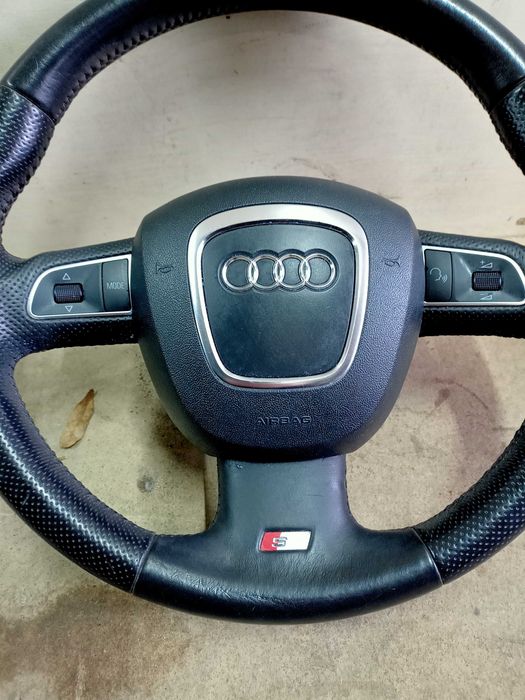 Audi A4 B7 A6 C6 FL lift kierownica s-line łopatki airbag multifunkcja