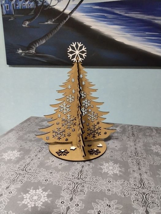 Árvore de natal 23x23 cm