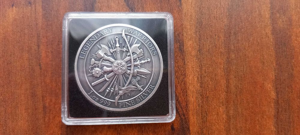 Moeda 1oz "William Wallace - Guerreiros lendários " 500 exemplares