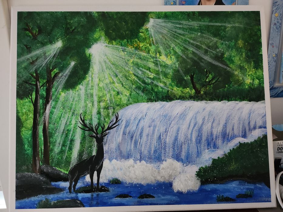 Obraz ręcznie malowany