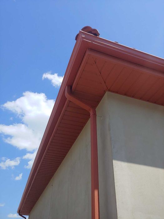 Безшовні водостоки/металеві відливи/ринви