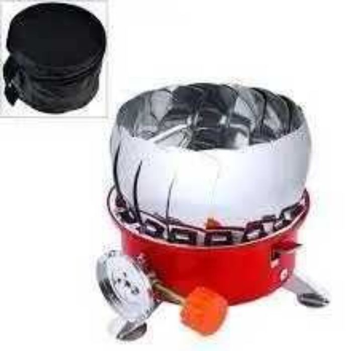 Печка с ветрозащитой