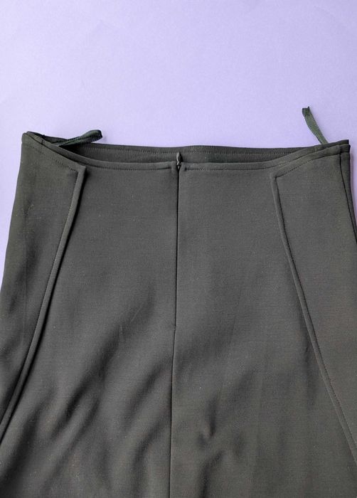 Strenesse (Gabriele Strehle) XS czarna spódnica maxi, minimalistyczna