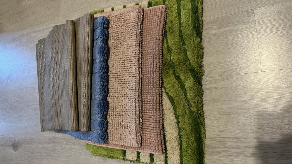 Dywaniki łazienkowe zestaw 6 szt