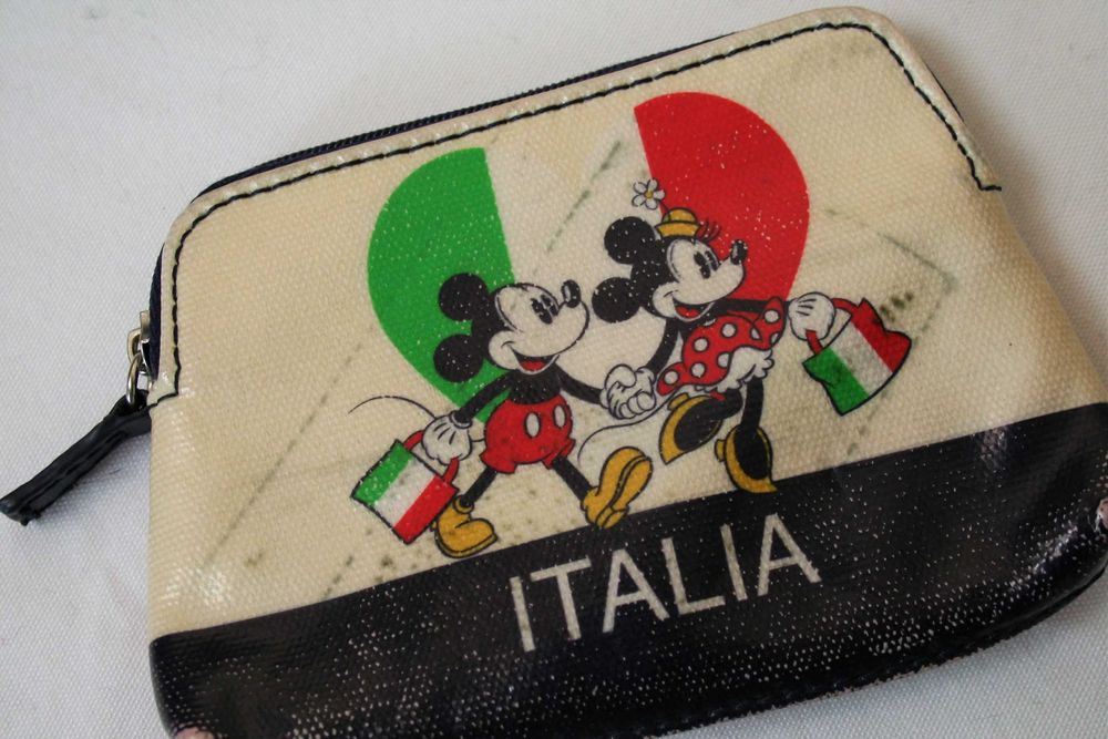 Portmonetka Disney Włoska Czerwona/ Zielona Biała Czarna