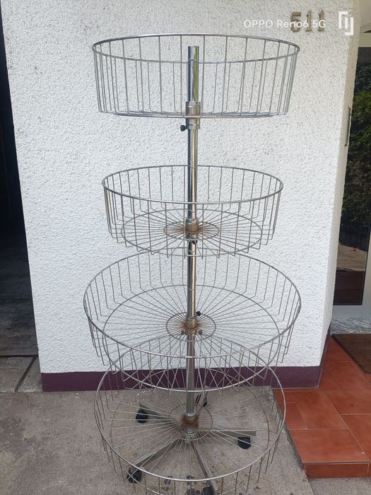 Expositor redondo giratório