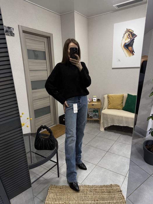 Джинси ZARA straight fit 34,36,38  оригінал