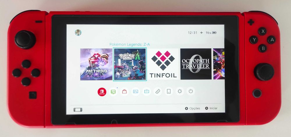 Nintendo Switch -  Edição Limitada Mario -  Desbloqueada CFW