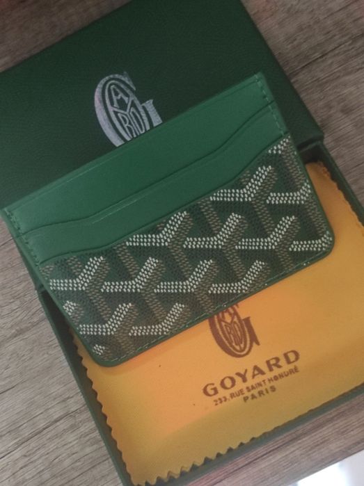 Goyard cardholder zielony